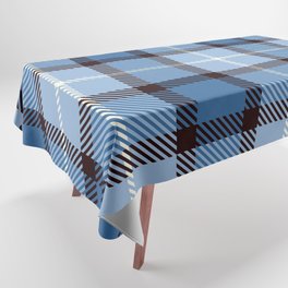 Blue Square Pattern Tablecloth