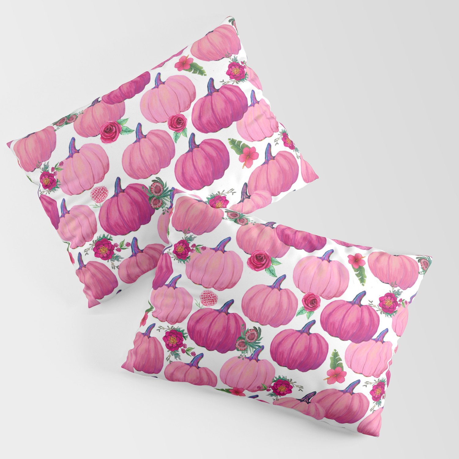 pink pumpkin pillow