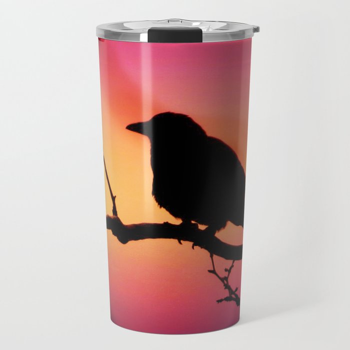 Perched In The Sunset  Travel Mug