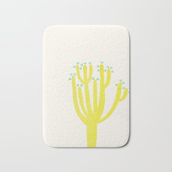 Modern Cactus Bath Mat