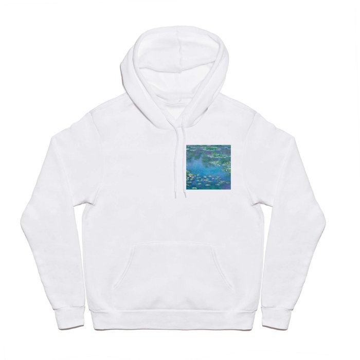 Claude Monet (French, 1840-1926) - Water Lilies - Original Title: Nymphéas - Series: Water Lilies - 1906 - Impressionism - Flower painting - Oil on canvas - Digitally Enhanced Version - Hoody