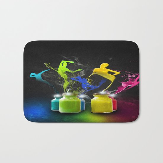 Paint Dancers Bath Mat