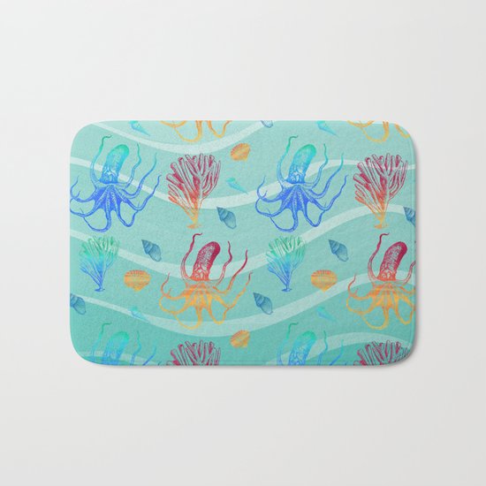 Marine Pattern 13 Bath Mat
