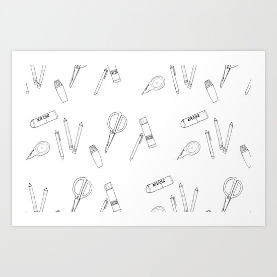 STATIONERY Art Print