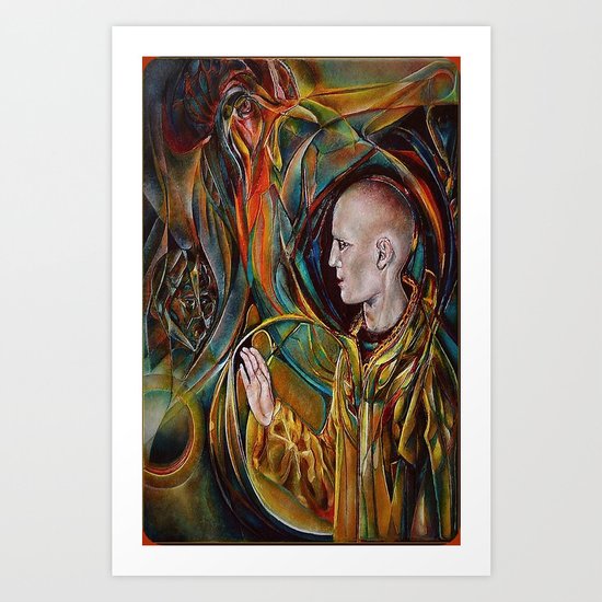 GUIDED BY THE UNIVERSE Art Print