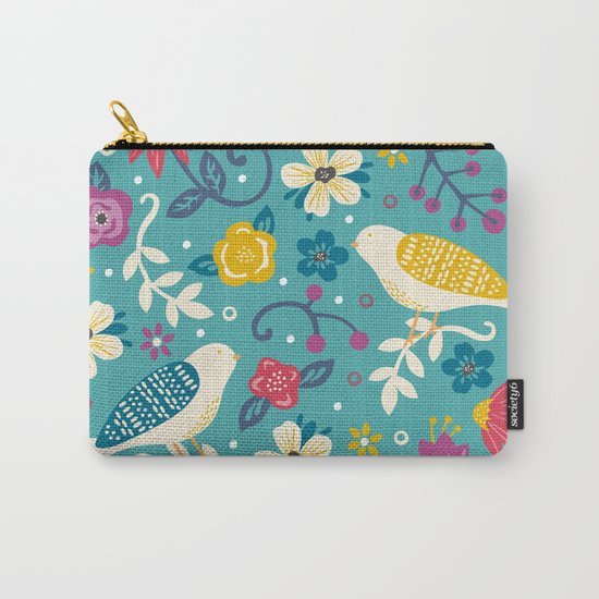 Garden Birds Carry-All Pouch