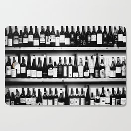 Wine Bottles in Black And White #decor #society6 #buyart Cutting Board