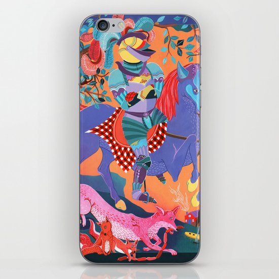 Picnic Knight iPhone & iPod Skin