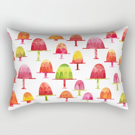 Jellies on Plates Rectangular Pillow