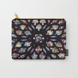 Stained glass sainte chapelle gothic Carry-All Pouch