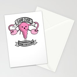 Uterus Removal Surgery Hysterectomy Womens Shirt  Stationery Card