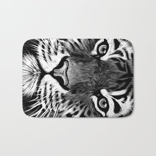 Tiger Painting Bath Mat