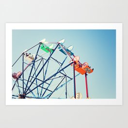 Ferris wheel, nursery, kids room Art Print