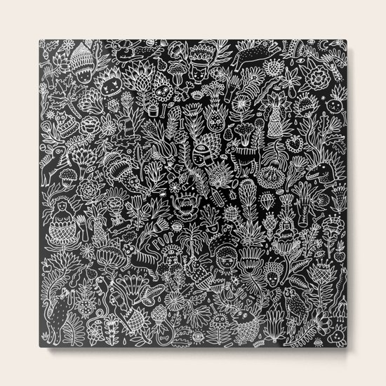 Doodle Metal Print