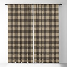 Plaid (brown/beige) Blackout Curtain