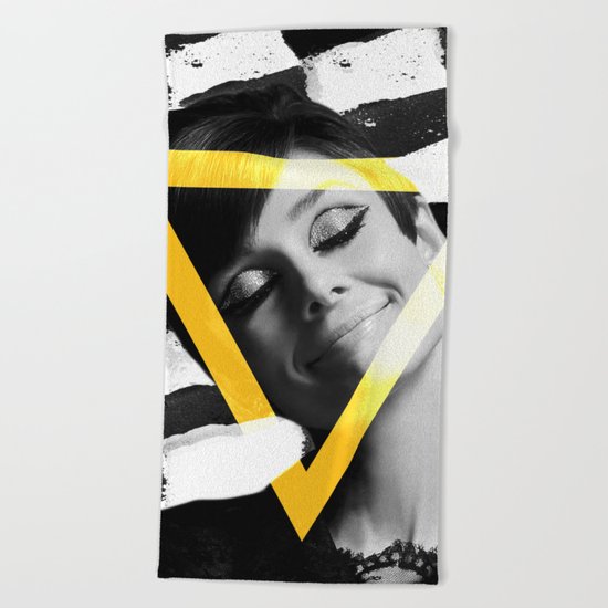 AUDREY HEPBURN 4 Beach Towel