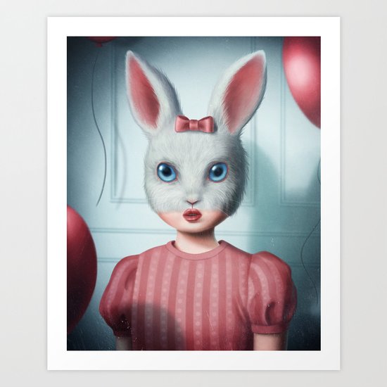 The lonely party Art Print