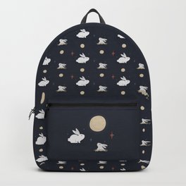 Bunnies on the Moon (Patterns Please) Backpack