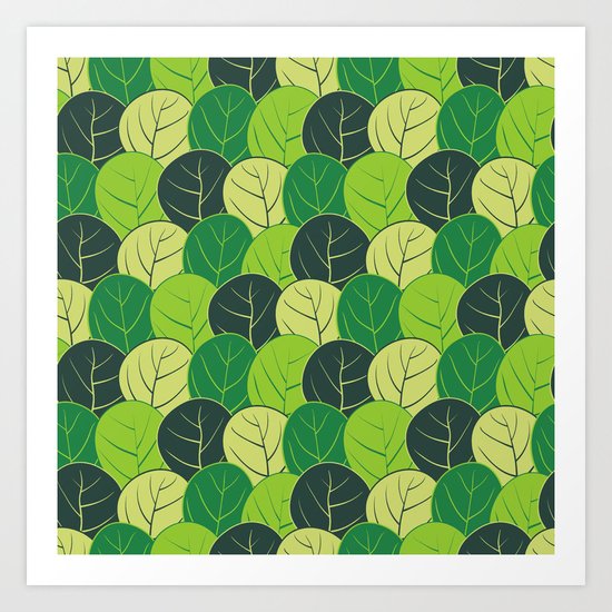 Spring forest Art Print