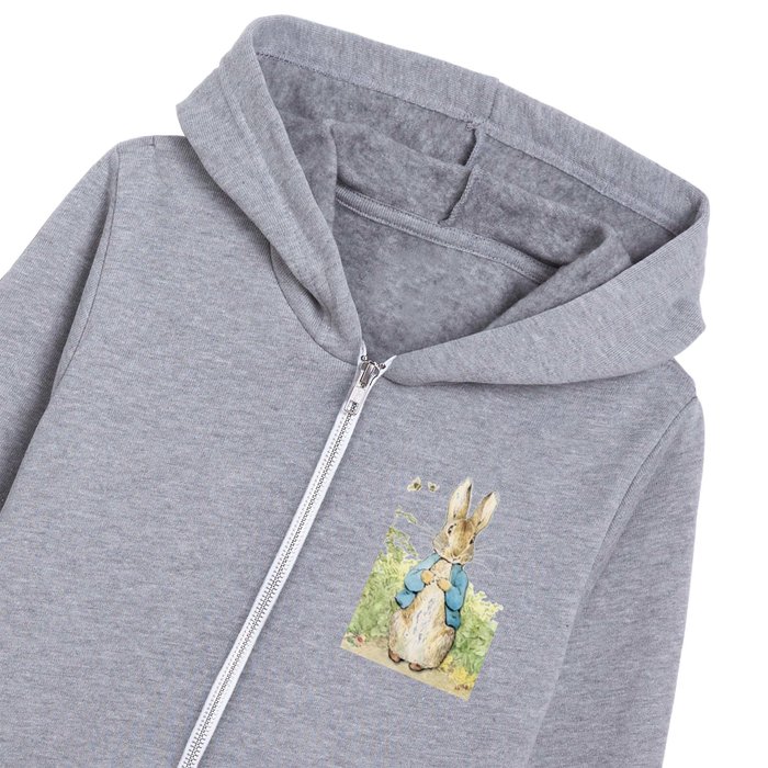 “Peter in the Lettuce Patch” by Beatrix Potter Kids Zip Hoodie