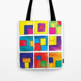 Colour Cubic Tote Bag