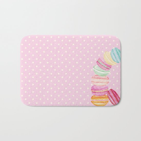 MACARONS & STARS Bath Mat
