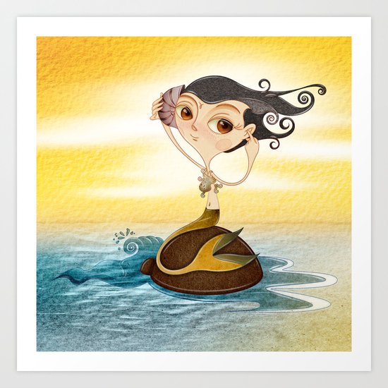 Sirena Art Print