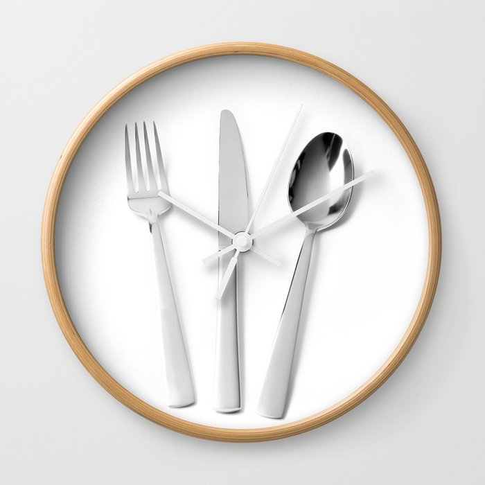 Knife and fork clock deals