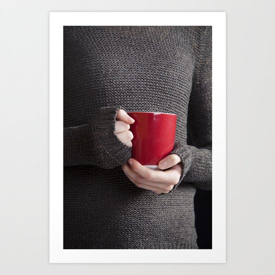 Hot Coffee Art Print