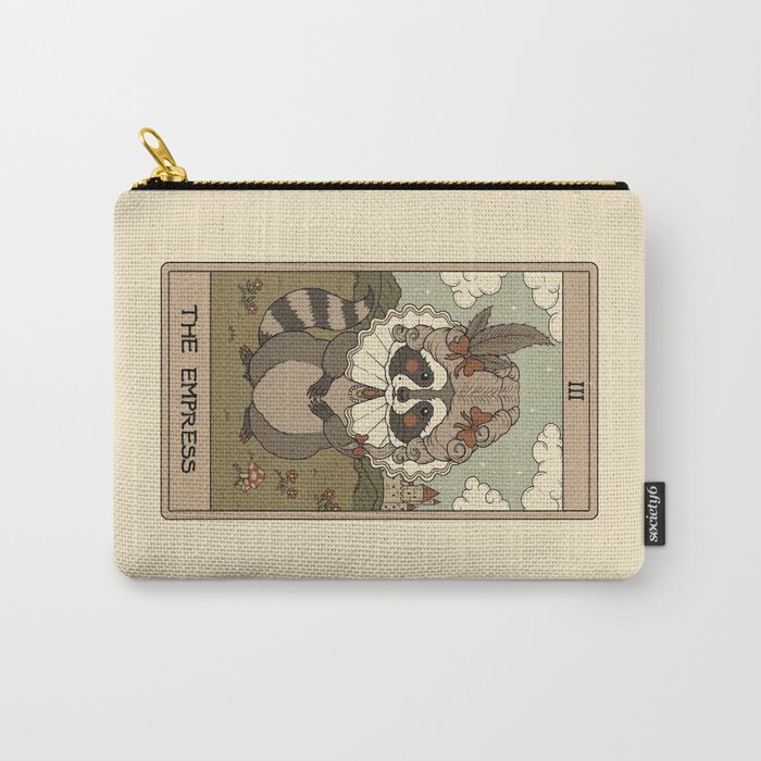 The Empress - Raccoons Tarot Carry-All Pouch