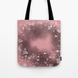Pink Star Eclipse Tote Bag