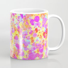 Splattered Pastel Watercolour Paint Look Coffee Mug