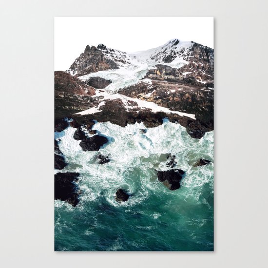 Sea and Mountains Canvas Print