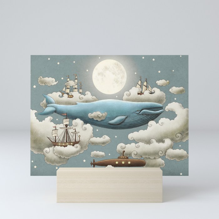 Ocean Meets Sky Mini Art Print