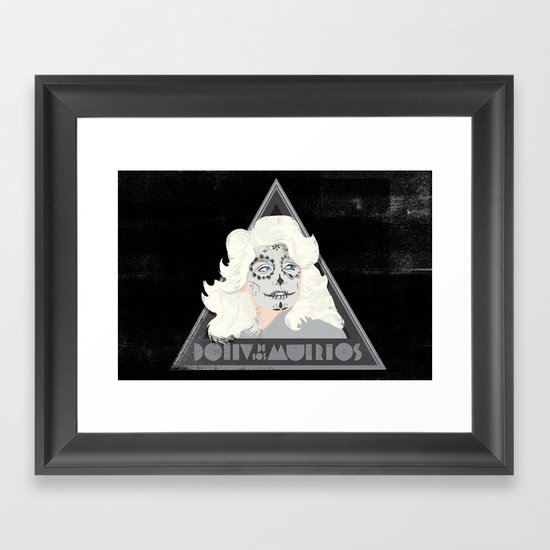 Dolly de los Muertos Framed Art Print