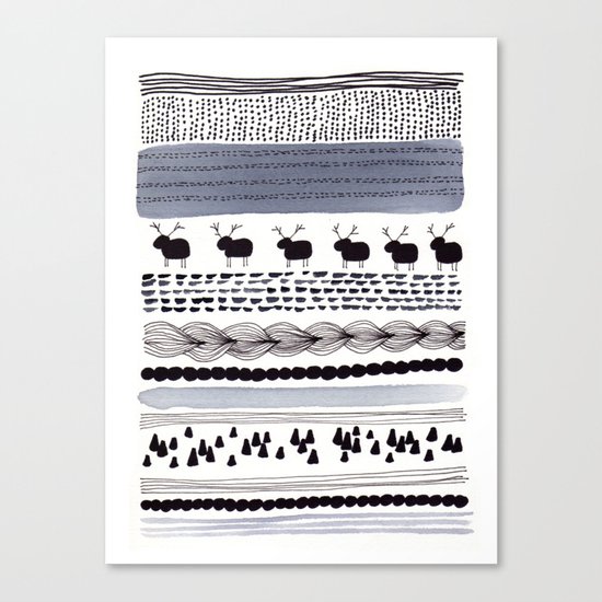 Pattern / Nr. 1 Canvas Print