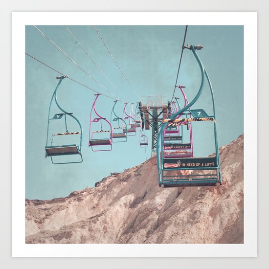into the sky... Art Print