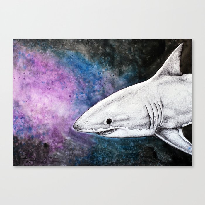 Galaxy Shark Canvas Print