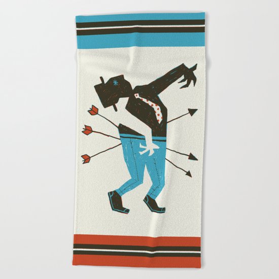 Dust Bowl Banker Beach Towel
