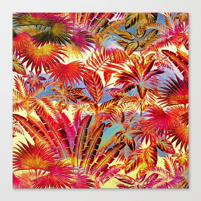 tropical beach Canvas Print by clemm | Society6