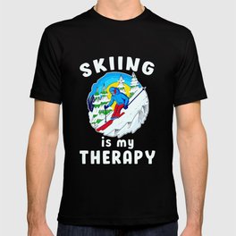 Skiing Ski Skier Snow Gift ski T-shirt