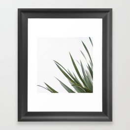 Green Leaves Framed Art Print