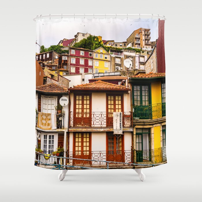 Portuguese Neighborhood Shower Curtain