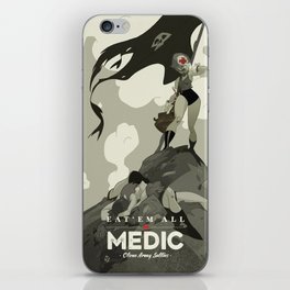 Medic Sally iPhone Skin | Graphicdesign, Character, War, Digital, Medic, Army, Illust 