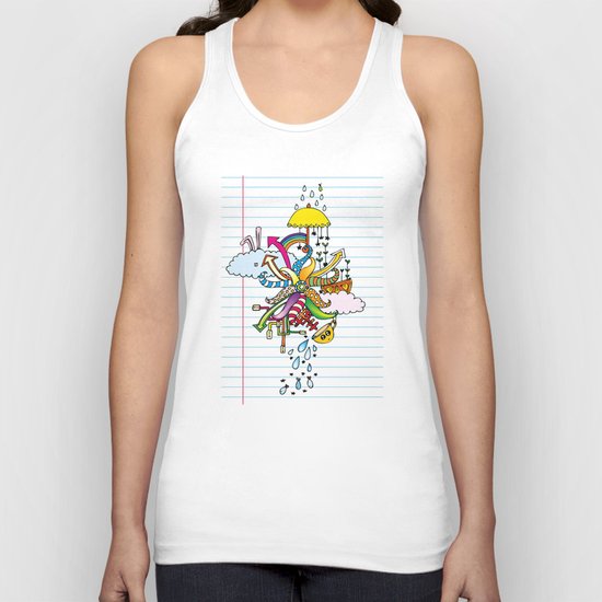 Notebook World Unisex Tank Top