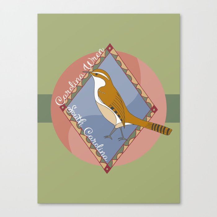 South Carolina State Bird: Carolina Wren Canvas Print