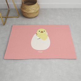 Welcome Baby - chick Rug