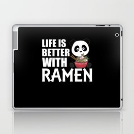 Ramen Japanese Noodles Sweet Panda Eats Ramen Laptop Skin