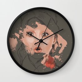 Splash portrait Wall Clock