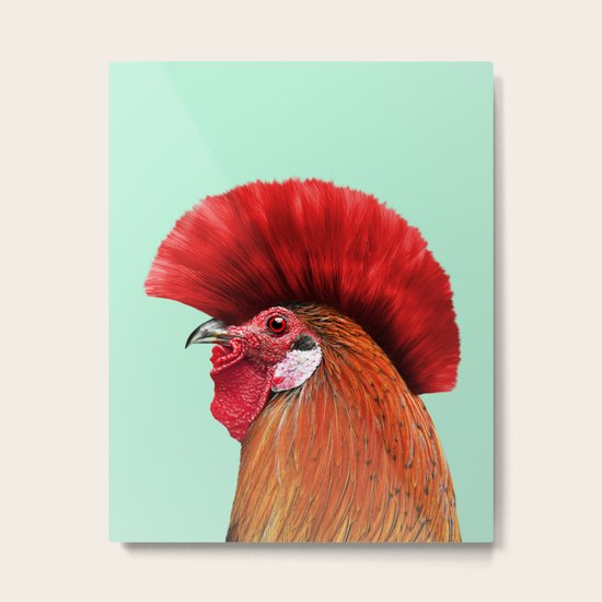 PUNK COCK Metal Print